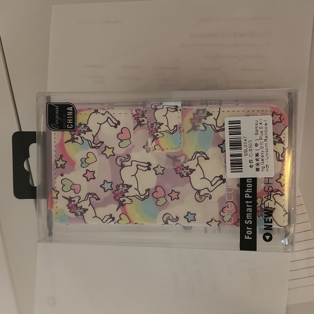 Unicorn Wallet Case for Samsung S10+